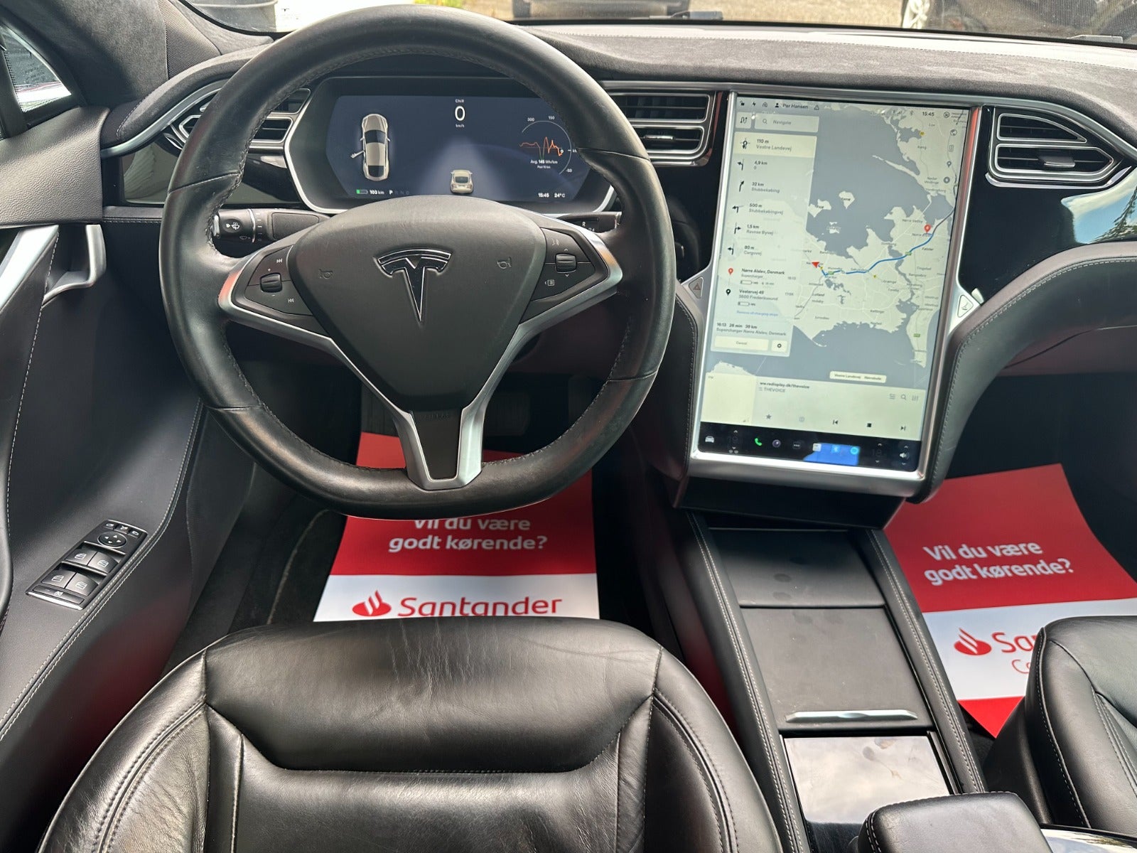 Tesla Model S 90D 417ch - Supercharge gratuite - Suspension pneumatique - CCS amélioré - Autopilot