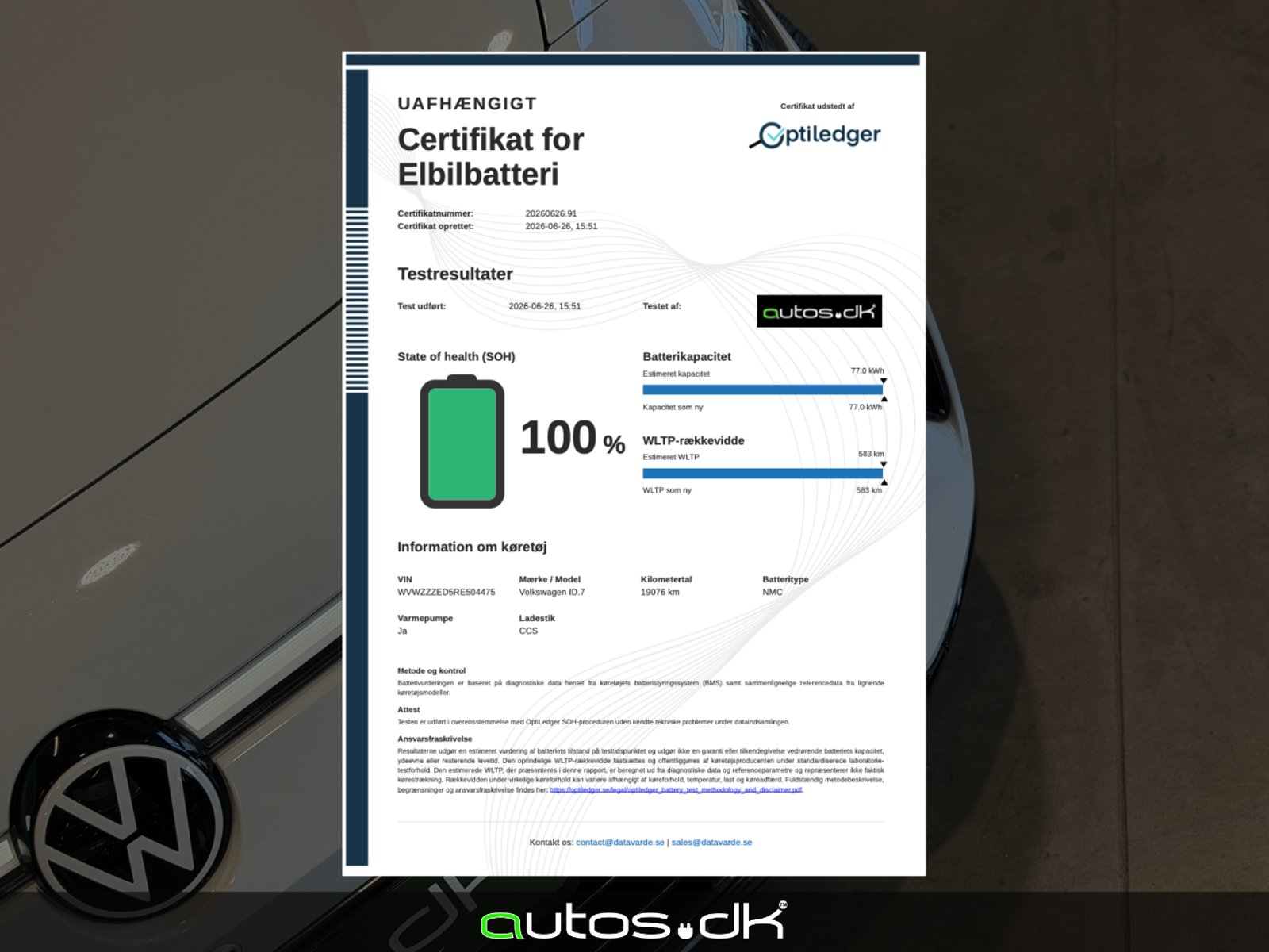 Volkswagen ID.7 Pro, 286ps, 2024