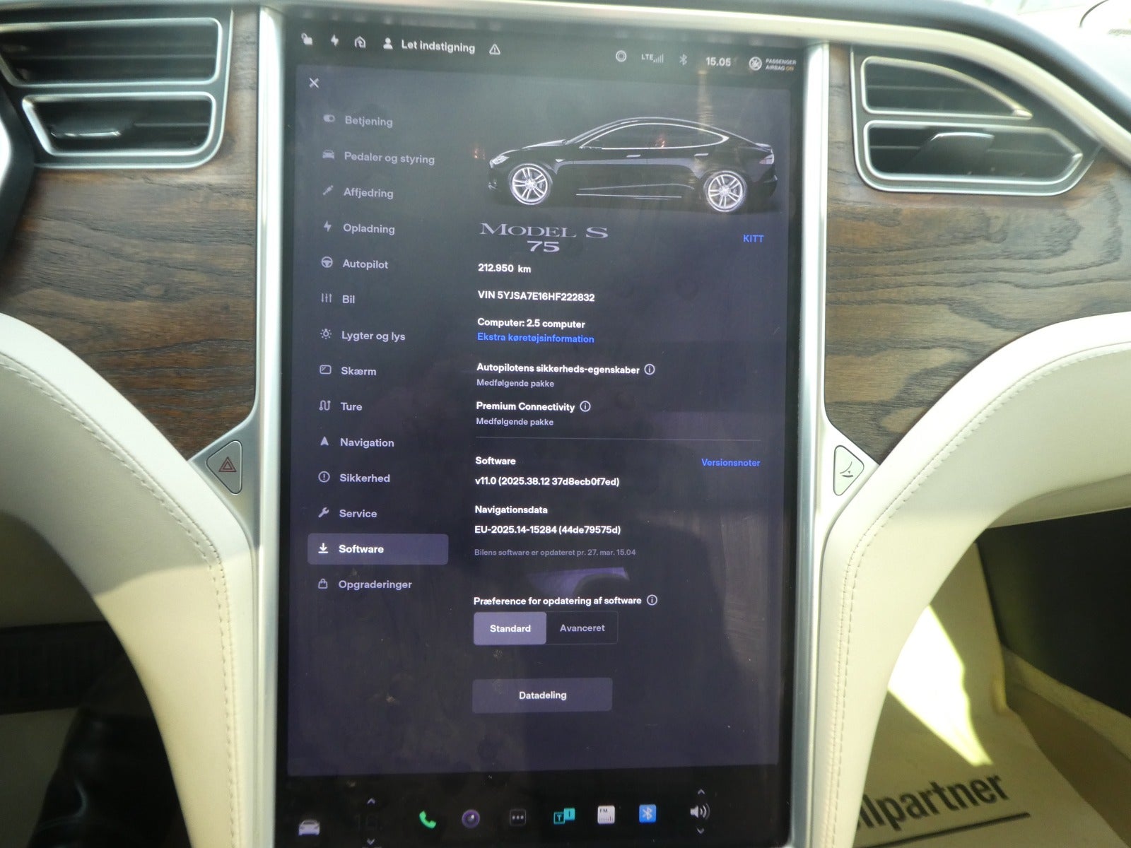 Tesla Model S 75, 320hp, 2017
