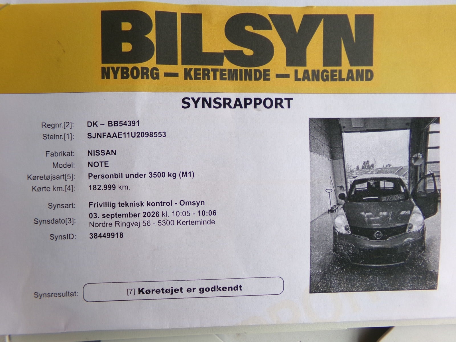 Nissan Note 1.4 Manual, 5-trins, 88ps, 2011