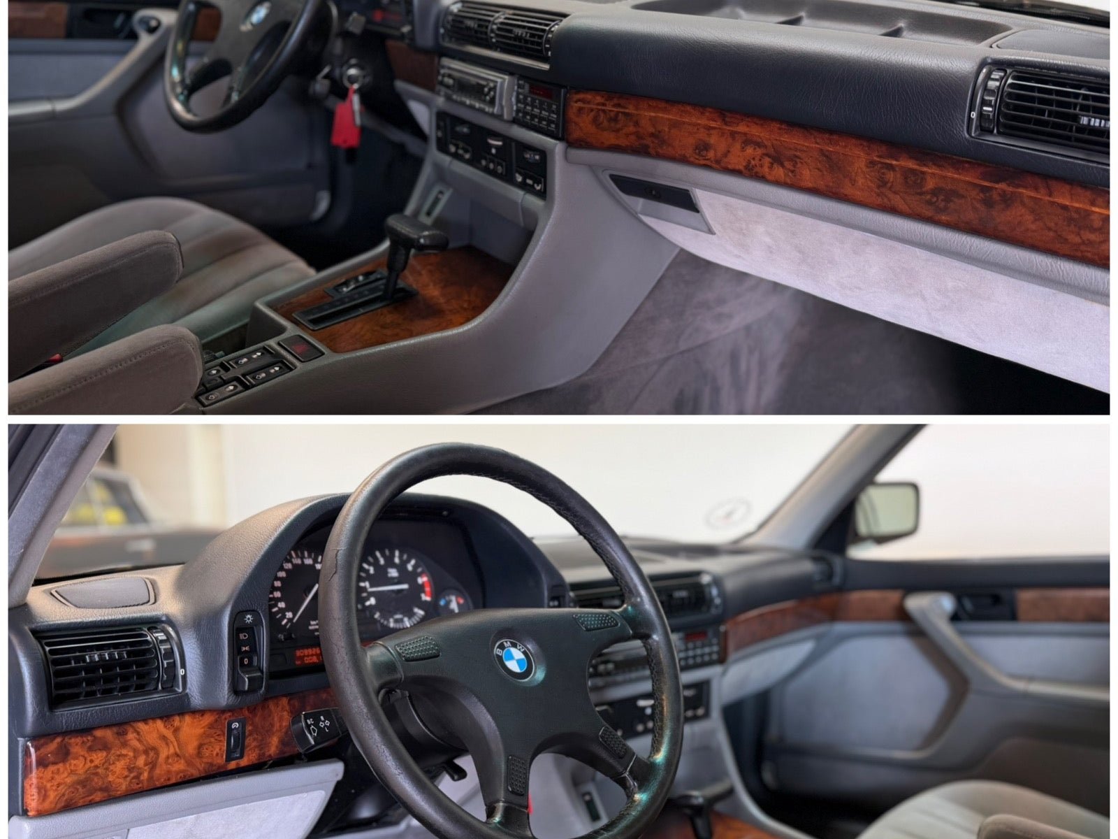 BMW 750i Automatic, 4-trins, 300ps, 1990